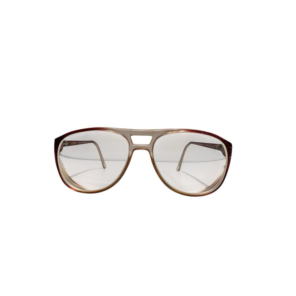 Vintage Boulevard Boutique Glasses Frame 1026  Prescription Retro  Brown Aviator